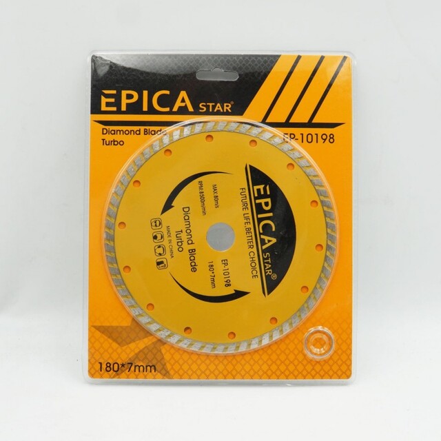 ΔΙΣΚΟΣ ΚΟΠΗΣ TURBO 180*7mm EPICA STAR TO-EP-10198