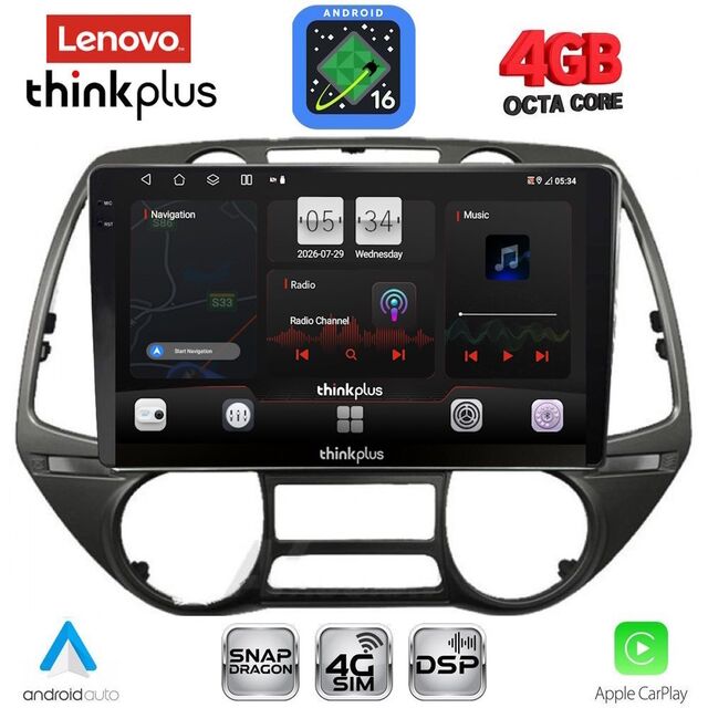 LENOVO LTG 7226_CPA  (9inc) MULTIMEDIA TABLET for HYUNDAI i20 mod. 2008-2014