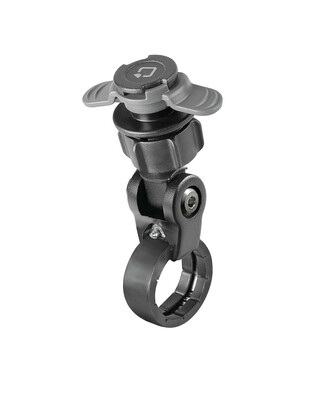 Βάση Στήριξης Κινητού Clamp της σειράς Titan Optiline για Τιμόνι Μηχανής ή Ποδηλάτου με διάμετρο από 14 mm έως 34 mm και σύστημα Duolock, συμβατή με Θήκες ή Αντάπτορες Κινητού Optiline