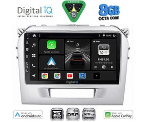 DIGITAL IQ BXF 18697SL_CPAA (9inc) MULTIMEDIA TABLET for SUZUKI VITARA mod. 2016-2025 (SILVER)