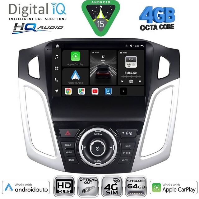 DIGITAL IQ BXK 19157_CPAA (9inc) MULTIMEDIA TABLET for FORD FOCUS mod. 2011-2018