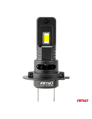 Amio - Λαμπτήρες LED F25 PRO Black Edition H7 68W 12-24V Full CAN Bus με Φωτεινότητα 7646lm σε Ψυχρό Λευκό 6000K για Επιβατικά Αυτοκίνητα & Φορτηγά - Σετ 2 τεμ. (04720/AM)