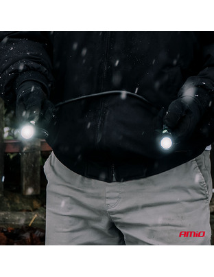 Amio - Φακοί Εργασίας Χειρός τύπου 2xP50 LED χωρητικότητα μπαταρίας 500mAh - 2 τεμ. (04671/AM)