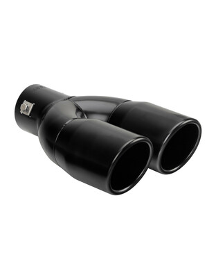 ΑΚΡΟ (ΜΠΟΥΚΑ) ΕΞΑΤΜΙΣΗΣ ΔΙΠΛΗ ΟΒΑΛ ΜΑΥΡΗ TS-73 37>60mm (ΜΗΚΟΣ: 228mm / ΦΑΡΔΟΣ: 163mm) LAMPA - 1 TEM.
