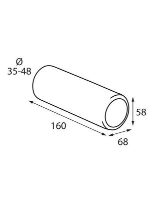 ΑΚΡΟ ΕΞΑΤΜΙΣΗΣ Τ-1 35-48mm - ΟΒΑΛ