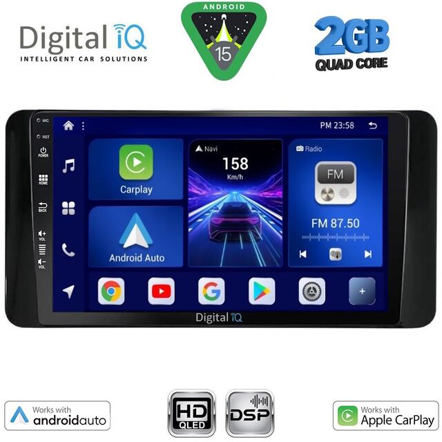 DIGITAL IQ BXC 3778_CPAA (10inc) MULTIMEDIA TABLET for TOYOTA LAND CRUISER LC300 mod. 2023-2026