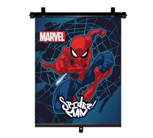 Amio - ΚΟΥΡΤΙΝΑΚΙ ΗΛΙΟΠΡΟΣΤΑΣΙΑΣ ΣΕ ΡΟΛΟ SPIDER MAN 36x45cm ΓΙΑ ΠΛΑΙΝΟ ΤΖΑΜΙ/ΠΙΣΩ ΠΑΡΜΠΡΙΖ - 1 ΤΕΜ. (S9328/AM)