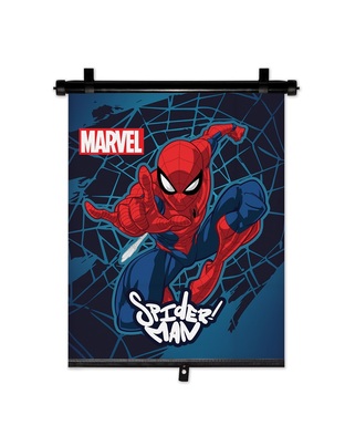 Amio - ΚΟΥΡΤΙΝΑΚΙ ΗΛΙΟΠΡΟΣΤΑΣΙΑΣ ΣΕ ΡΟΛΟ SPIDER MAN 36x45cm ΓΙΑ ΠΛΑΙΝΟ ΤΖΑΜΙ/ΠΙΣΩ ΠΑΡΜΠΡΙΖ - 1 ΤΕΜ. (S9328/AM)