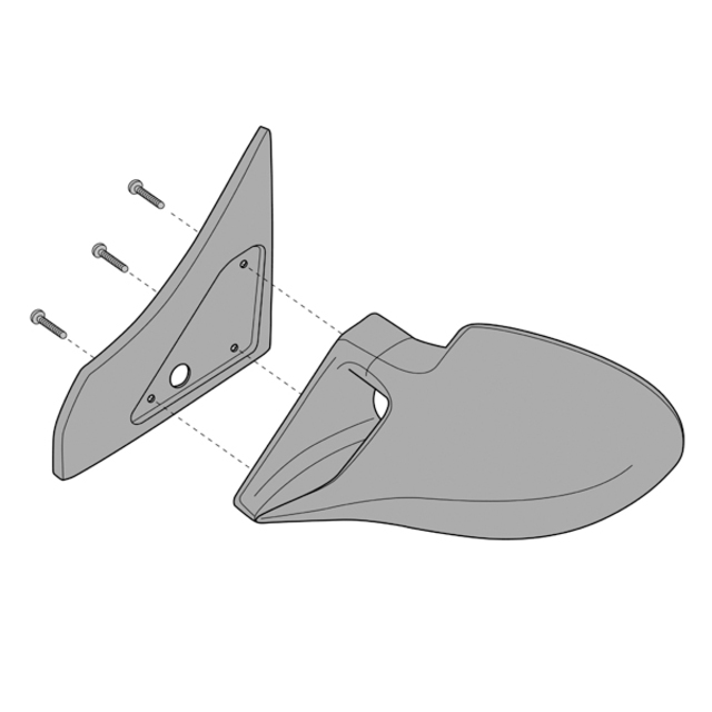 ΒΑΣΗ ΚΑΘΡΕΠΤΗ ΓΙΑ SEAT IBIZA/CORDOBA  2/02+