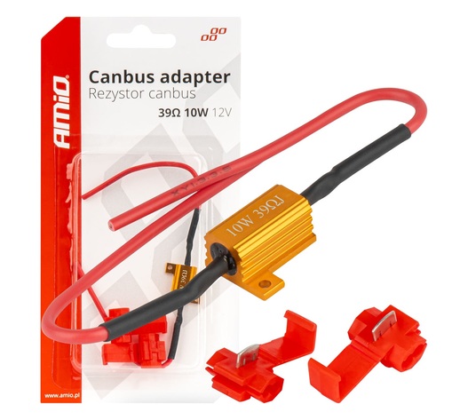 Amio - CANBUS Αντίσταση 39Ω 10W για LED Λάμπες – Anti Error - 1 τεμ. (04091/AM)