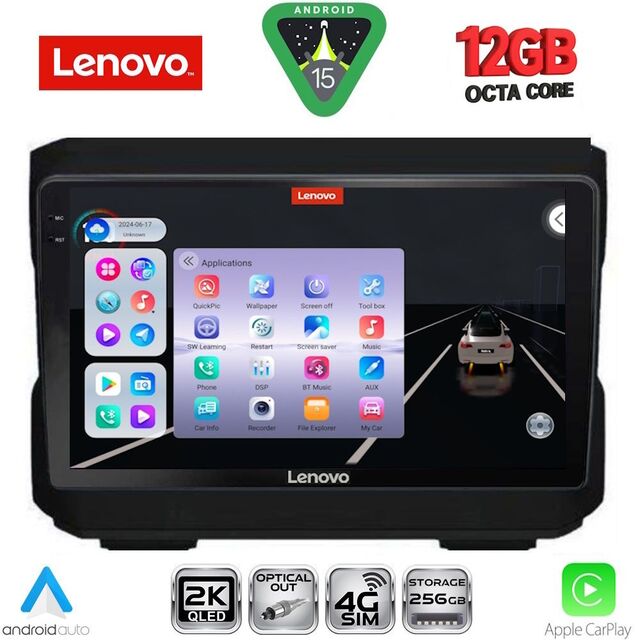 LENOVO SSZ 12272_CPA (10inc) MULTIMEDIA TABLET for JEEP  mod. 2007-2014 - DODGE mod. 2007>