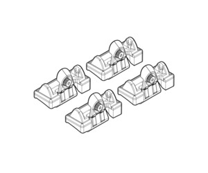 ΑΚΡΑ ΓΙΑ ΜΠΑΡΕΣ NORDRIVE ΓΙΑ MAZDA 2 05/03-09/07 KIT