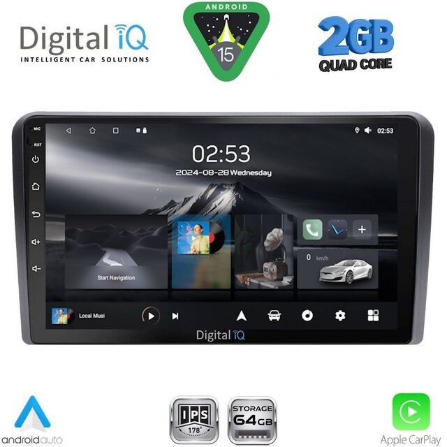 DIGITAL IQ RSD 1132_CPA (10inc) MULTIMEDIA TABLET for FIAT 500L mod. 2012-2022