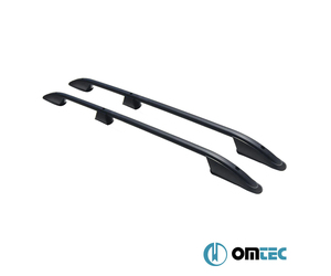 ΜΠΑΡΕΣ ΟΡΟΦΗΣ ΓΙΑ FORD TRANSIT CONNECT 2002-2014 ΠΑΡΑΛΛΗΛΕΣ ΑΛΟΥΜΙΝΙΟΥ L2 ΜΑΥΡΕΣ