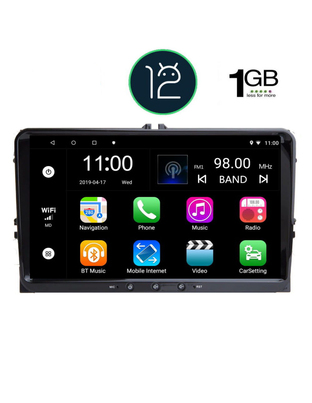 ΟΘΟΝΗ MULTIMEDIA 2DIN VW 2004-2014  ANDROID 12 /RAM 1GB/9 inc/GPS/WI-FI/USB/SD/RADIO  DIGITAL IQ