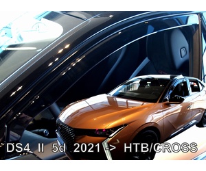 ΑΝΕΜΟΘΡΑΥΣΤΕΣ ΓΙΑ DS 4 5D 2021-2023 /DS 4 CROSS 5D 2021-2023  ΖΕΥΓΑΡΙ ΑΠΟ ΕΥΚΑΜΠΤΟ ΦΙΜΕ ΠΛΑΣΤΙΚΟ HEKO - 2 ΤΕΜ.