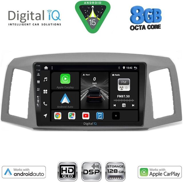 DIGITAL IQ BXF 7281_CPAA (10inc) MULTIMEDIA TABLET for JEEP GRAND CHEROKEE mod. 2005-2007