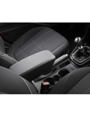 Ολοκληρωμένος Τεμπέλης Καθίσματος ARMSTER 3 SEAT MOUNTED για Renault Clio LHD 2013-2019 / Captur LHD 2013-2019 από Πλαστικό και Vegan Δέρμα σε Μαύρο Χρώμα RATI - 1 τεμ.