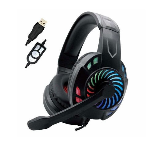 KOMC OVER EAR GAMING HEADSET ΜΕ ΣΥΝΔΕΣΗ USB KM666