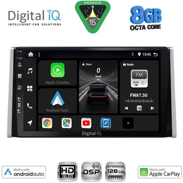 DIGITAL IQ BXF 7734_CPAA (10inc) MULTIMEDIA TABLET for TOYOTA RAV 4 mod. 2019-2025