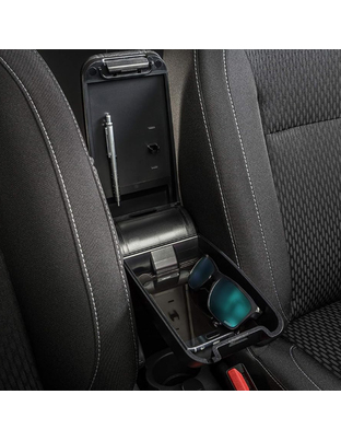 Ολοκληρωμένος Τεμπέλης Καθίσματος ARMSTER 3 SEAT MOUNTED για Renault Clio LHD 2013-2019 / Captur LHD 2013-2019 από Πλαστικό και Vegan Δέρμα σε Μαύρο Χρώμα RATI - 1 τεμ.