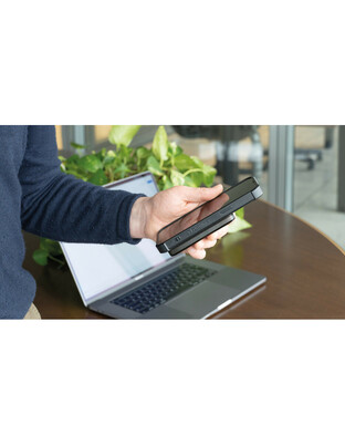 Μαγνητικός, Φορητός Φορτιστής - Power bank Mag Power 5000 της σειράς Optiline για Ασύρματη και Ενσύρματη  φόρτιση συσκευών με θύρα USB Type C 15W και MagSafe τεχνολογία