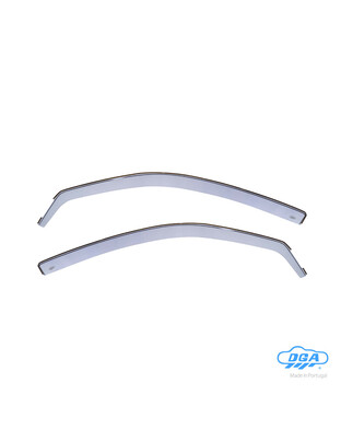ΖΕΥΓΑΡΙ ΜΠΡΟΣΤΙΝΟΙ ΑΝΕΜΟΘΡΑΥΣΤΕΣ ΓΙΑ NISSAN MICRA  3D 2003-2012 ΑΠΟ ΕΥΚΑΜΠΤΟ ΧΥΤΟ ΑΚΡΥΛΙΚΟ ΓΥΑΛΙ  (CAST ACRYLIC GLASS) DGA - 2 ΤΕΜ.