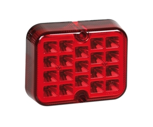 ΠΙΣΩ ΦΑΝΑΡΙ ΟΜΙΧΛΗΣ 12/24V (ΚΟΚΚΙΝΟ - 19 LED - 81 Χ 100mm) - 1 ΤΕΜ.