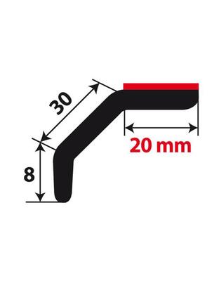 ΔΙΑΚΟΣΜΗΤΙΚΟ SPOILER UNI-SKIRT SK-1 20+30+8mm 250cm