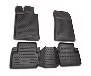 ΠΑΤΑΚΙΑ ΣΕ ΣΚΑΦΗ TPE ΛΑΣΤΙΧΟ ΓΙΑ ALFA ROMEO 147 12/2000-2008  ΣΕ ΑΝΘΡΑΚΙ ΣΚΟΥΡΟ ΓΚΡΙ ΧΡΩΜΑ NOVLINE - 4 ΤΕΜ.