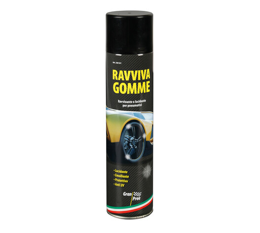 ΥΓΡΟ ΚΑΘΑΡΙΣΤΙΚΟ ΕΛΑΣΤΙΚΩΝ ΣΕ ΣΠΡΕΙ GRAN PREE 400ml  LAMPA - 1 ΤΕΜ