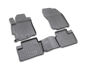 ΠΑΤΑΚΙΑ ΣΕ ΣΚΑΦΗ TPE ΛΑΣΤΙΧΟ ΓΙΑ MITSUBISHI LANCER 4D 07/2008-2017  ΣΕ ΜΑΥΡΟ ΧΡΩΜΑ NOVLINE - 4 ΤΕΜ.