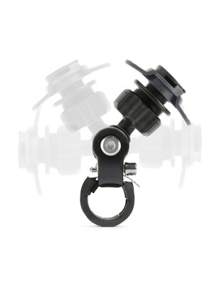 Βάση Στήριξης Κινητού Clamp της σειράς Titan Optiline για Τιμόνι Μηχανής ή Ποδηλάτου με διάμετρο από 14 mm έως 34 mm και σύστημα Duolock, συμβατή με Θήκες ή Αντάπτορες Κινητού Optiline