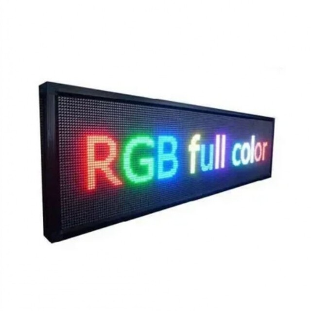 ΚΥΛΙΟΜΕΝΗ ΠΙΝΑΚΙΔΑ LED RGB ΜΕ WI-FI 100*40cm GGP3617