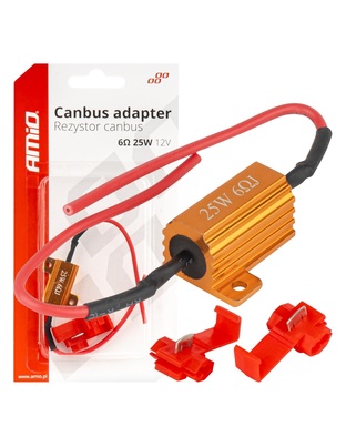 Amio - CANBUS Αντίσταση 6Ω 25W για LED Λάμπες – Anti Error - 1 τεμ. (04092/AM)