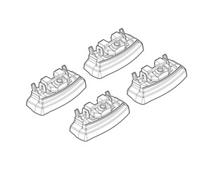 ΑΚΡΑ ΓΙΑ ΜΠΑΡΕΣ NORDRIVE ΓΙΑ MAZDA CX-5 04/12+ KIT