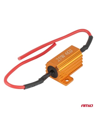 Amio - CANBUS Αντίσταση 6Ω 25W για LED Λάμπες – Anti Error - 1 τεμ. (04092/AM)