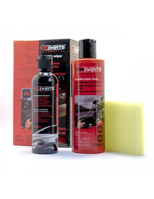 ΥΓΡΟ ΑΠΩΘΗΤΙΚΟ ΒΡΟΧΗΣ ΕΠΑΓΓΕΛΜΑΤΙΚΟ 250ML + ΣΥΜΠΥΚΝΩΜΕΝΟ ΚΑΘΑΡΙΣΤΙΚΟ ΠΑΡΜΠΡΙΖ INVISIBLE WIPER EINPARTS - 1 σετ.