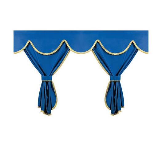 ΣΕΤ ΚΟΥΡΤΙΝΕΣ ΝΤΑΛΙΚΑΣ PRIVILEGE STANDARD ΜΠΛΕ 8ΤΕΜ.