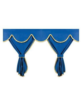 ΣΕΤ ΚΟΥΡΤΙΝΕΣ ΝΤΑΛΙΚΑΣ PRIVILEGE STANDARD ΜΠΛΕ 8ΤΕΜ.