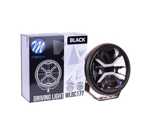 ΠΡΟΒΟΛΕΑΣ ΣΤΡΟΓΓΥΛΟΣ DRIVING LIGHT BLACK SERIES LED 12-48V 80W 5.700K 11.000lm 220mm mTECH -  1 ΤΕΜ.
