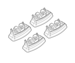 ΑΚΡΑ ΓΙΑ ΜΠΑΡΕΣ NORDRIVE ΓΙΑ MAZDA CX-7 06/07+ KIT