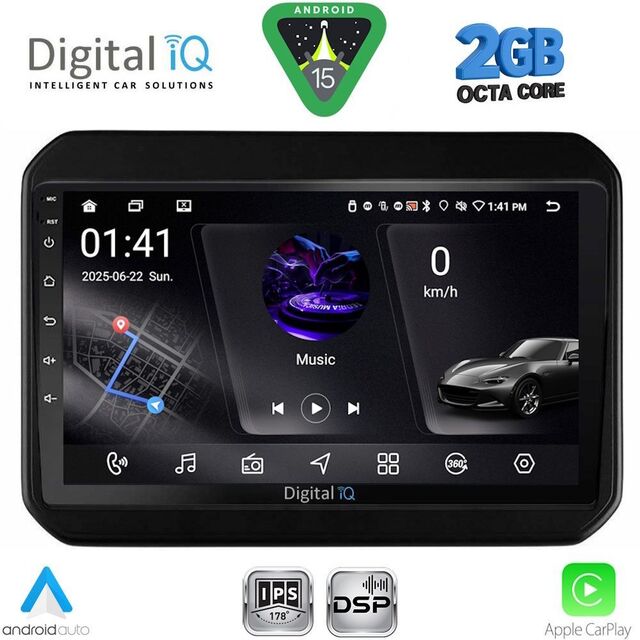 DIGITAL IQ RSF 4676_CPA (9inc) MULTIMEDIA TABLET for SUZUKI IGNIS mod. 2016-2026