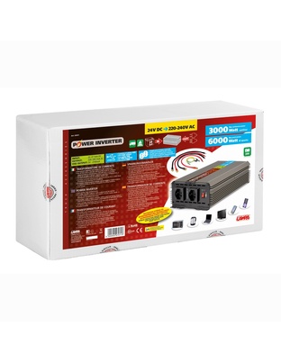 INVERTER 24V/220-240W max3000-peak6000W