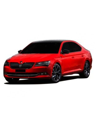 TRIM  ΠΡΟΦΥΛΑΚΤΗΡΑ ΧΡΩΜΙΟ ΜΕΤΑΛΛΙΚΟ S-Dizayn ΓΙΑ SKODA SUPERB 4D 2015+ - 3 τεμ