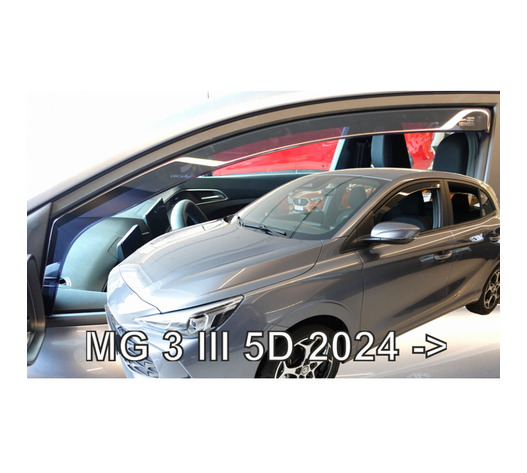 ΑΝΕΜΟΘΡΑΥΣΤΕΣ ΓΙΑ MG MG3 III 5D 2024+ ΣΕΤ ΑΥΤΟΚΙΝΗΤΟΥ ΑΠΟ ΕΥΚΑΜΠΤΟ ΦΙΜΕ ΠΛΑΣΤΙΚΟ HEKO - 4 ΤΕΜ
