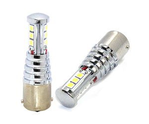P21W 12V BA15s LED 9x3030chip PREMIUM LG ΛΕΥΚΟ (ΜΟΝΟΠΟΛΙΚΟ) 1ΤΕΜ.