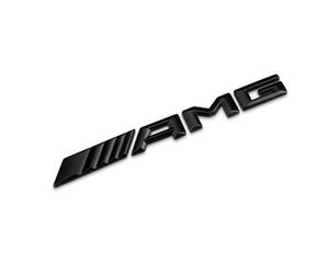 Αυτοκόλλητο μαύρο μεταλλικό - AMG