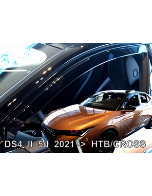 ΑΝΕΜΟΘΡΑΥΣΤΕΣ ΓΙΑ DS 4 5D 2021+ /DS 4 CROSS 5D 2021+   ΣΕΤ ΑΥΤΟΚΙΝΗΤΟΥ ΑΠΟ ΕΥΚΑΜΠΤΟ ΦΙΜΕ ΠΛΑΣΤΙΚΟ HEKO - 4 ΤΕΜ.