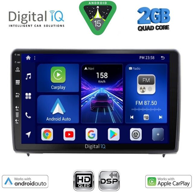 DIGITAL IQ BXC 3151B_CPAA (10inc) MULTIMEDIA TABLET for FORD ECOSPORT mod. 2018-2022